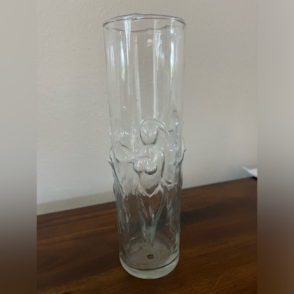 MCM Libbey Highball 3D Nude Ladies Glass